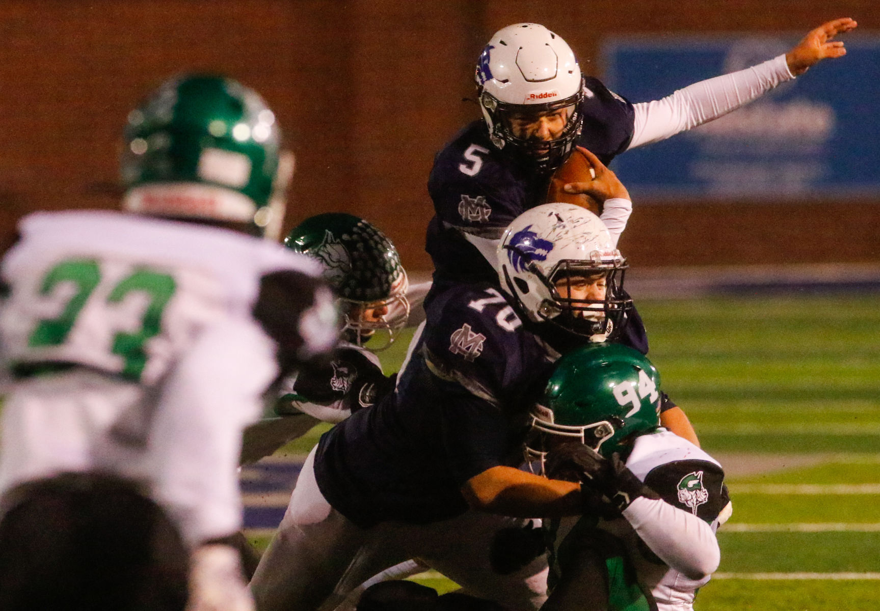5A football regional final - Michigan City vs. Valparaiso